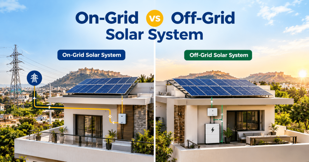 On-Grid vs Off-Grid Solar System for Home